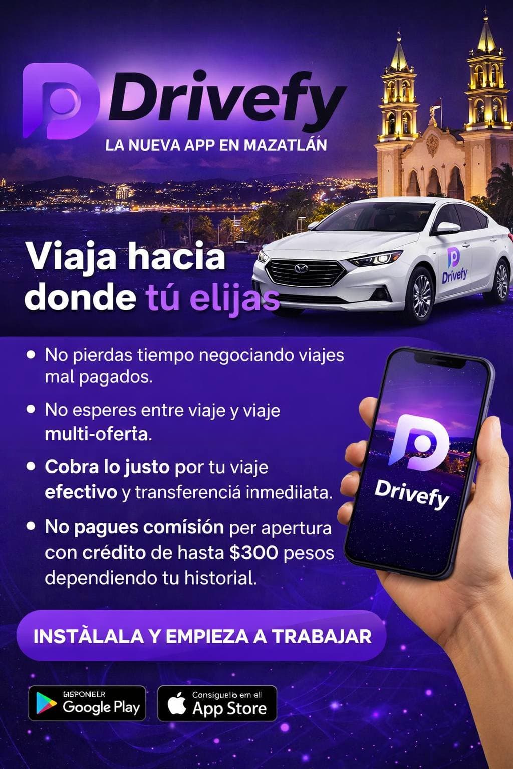 Drivefy — Viaja hacia donde tú elijas